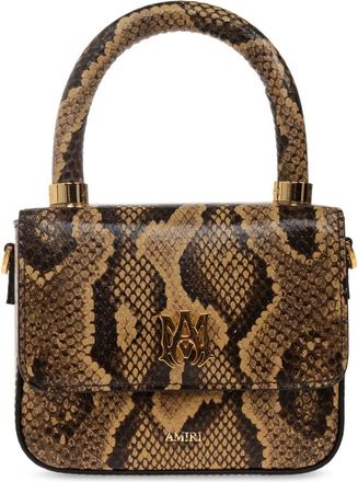 Amiri Micro Ma Bag - Dames - Handtassen - Bruin - ONE Size - Leer - Tassen
