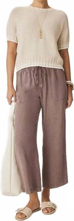 Splendid Angie Crop Wide Pant In Wicker