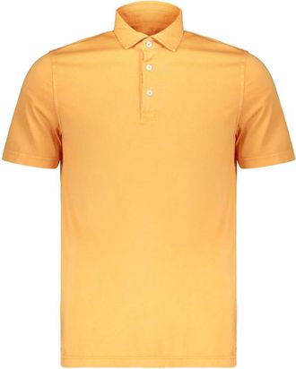 Fedeli Poloshirt met korte mouwen - Heren - Polos - Oranje - M - Katoen - Tops