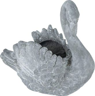 A&B Home Swan Magnesium Planter