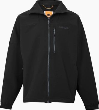 Timberland Mens Regular Fit Point Collar Softshell Jacket - Black - Size: Regular/36