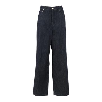 Max Mara Lavinia Wide Jeans - female - Max Mara - Wide Jeans - Blue - 2XS - Jeans