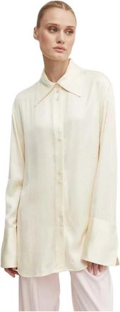 Day Birger Et Mikkelsen Felix Buttoned Shirt - Dames - Overhemden - Beige - XS - Overhemden