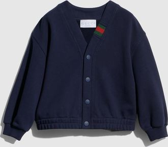 Gucci Kids - Cotton Cardigan, Blue