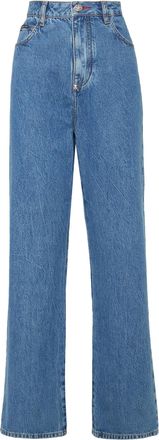 Philipp Plein Denim Loose Fit Iconic Plein