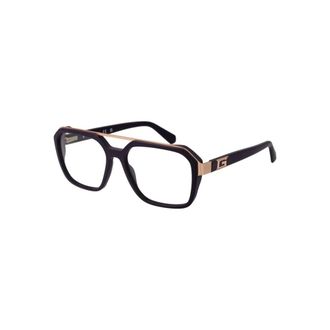Guess Accessoires, Heren, Paars, ONE Size, Paarse Aviator Optische Frames met Demo Lenzen