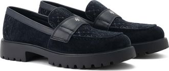 Tory Burch T Monogram Lug Sole Loafer in Navy /Navy /Navy at Nordstrom, Size 10.5