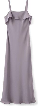 Mango Ruffle Sleeveless Maxi Dress in Lilac at Nordstrom, Size 4