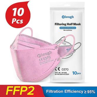 OEM Paquete De 100 Mascarillas Ffp2 De 4 Capas Para Adultos - Protecci&oacute;n Contra El Polvo Y La Contaminaci&oacute;n - Cumple Con La Normativa Ce - Comodidad &Oacute;ptim