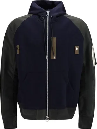 sacai Multicolor Cotton Mens Sweatshirt