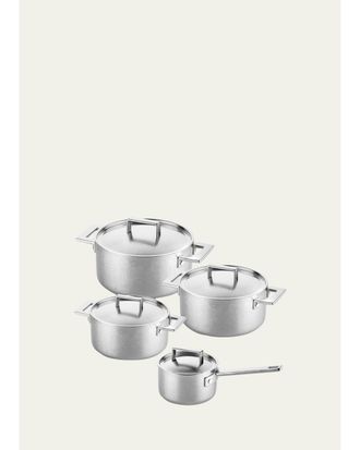 Mepra Attiva Pewter 8-Piece Cookware Set