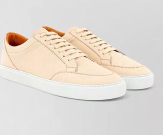 Burberry leather low-top sneakers