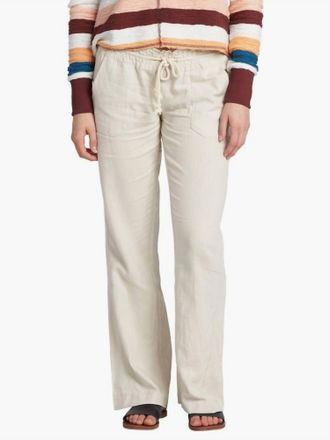 Roxy Womens Oceanside Pant In White