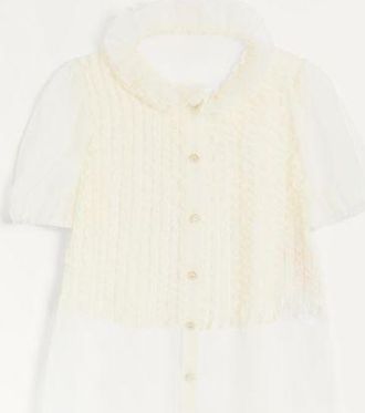 Valentino Camicia In Chiffon Donna AVORIO 36