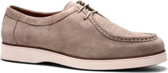 Carlos By Carlos Santana Morrison Moc Shoe in Earth Grey Suede at Nordstrom, Size 10.5
