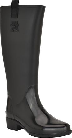 Tommy Hilfiger Karissa Rain Boot in Black at Nordstrom, Size 10