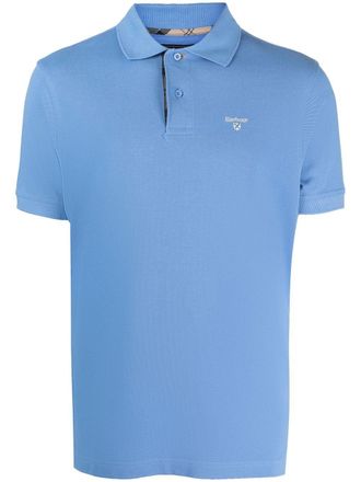 Barbour Polo con ricamo - Blu