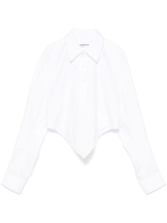 Alexander Wang cropped shirt - White
