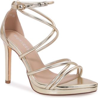 Berness Henrietta Sandal in Gold at Nordstrom Rack, Size 6.5