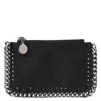 Stella McCartney Black Falabella Zipped Cardholder