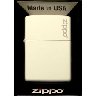 OEM Encendedor Zippo Con Logotipo Blanco Mate 60001270