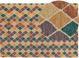 Beliani Rug KESKIN Multicolour 160 x 230 cm Wool
