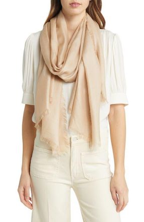 Nordstrom Cashmere & Silk Wrap in Tan Nomad at Nordstrom