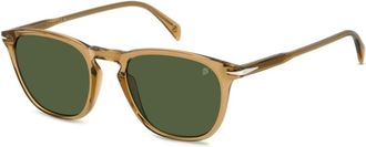Eyewear by David Beckham Geel/Groen Zonnebril DB 1160/S - Heren - Zonnebrillen - Geel - 51 MM - Accessoires