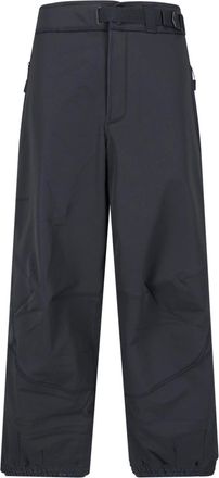 Oakley Black Belted Softshell Wide-Leg Pants