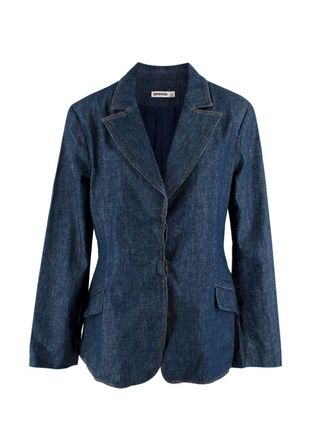 Jonathan Simkhai Johnathan Simkhai Blue Denim Jasper Blazer Size M