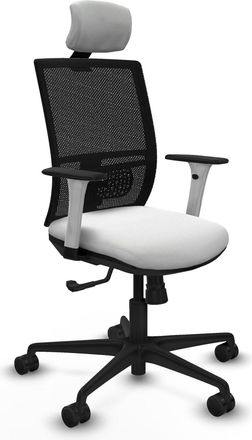 Piqueras y Crespo Silla Piqueras Y Crespo Yunquera Blanco Confort Soporte Lumbar