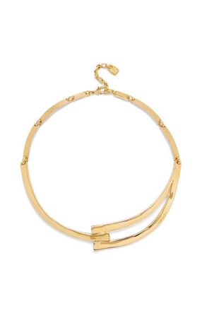UNOde50 18K Gold-Plated Rigid Necklace at Nordstrom