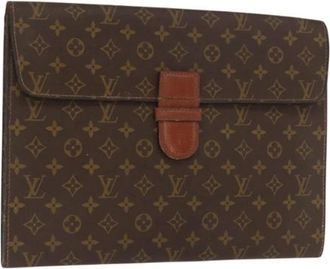 Louis Vuitton Pre-owned Clutches, female, Brown, Size: ONE SIZE Pre-owned Vintage Clutch