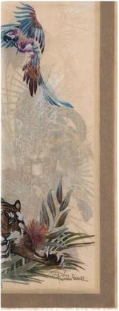 Roberto Cavalli Stola met citroenprint - Dames - Sjaals - Bruin - ONE Size - Accessoires