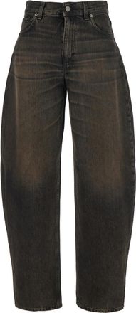Haikure Brown Relaxed High Rise Jeans