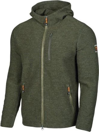 Ivanhoe of Sweden Titus Hood Wolljacke f&uuml;r Herren | oliv