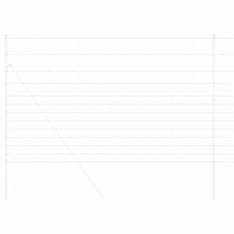 Berkfield Home Modern Field Fence 1.5x25 m Galvanised Steel in Silver