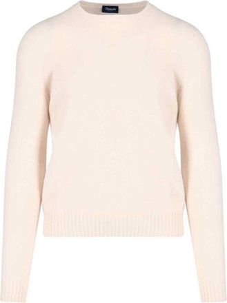 Drumohr Basic Sweater In Pink Wool Light Shade
