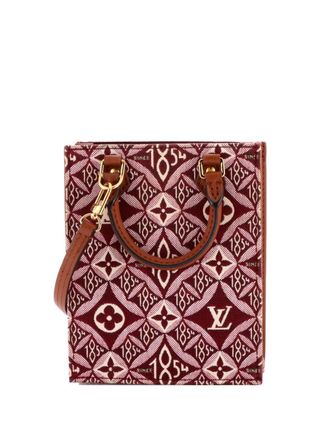 Louis Vuitton Petit Sac Plat Bag Limited Edition Since 1854 Monogram Jacquard crossbody bag - Brown