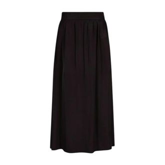 A|X Armani Exchange Elastische Midi Rok - Dames - Midirokken - Zwart - 2XS - Rokken