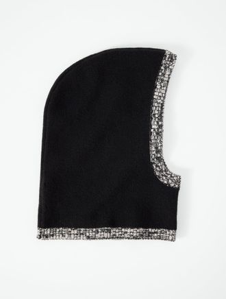 Talbots Birds Eye Hood - Black/Ivory - 001 Talbots
