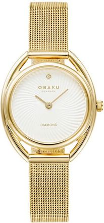 Obaku Juvel Quartz White Dial Ladies Watch V286LXGIMG