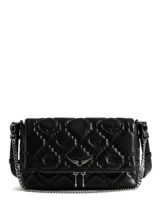 Zadig&Voltaire Rock II quilted chain crossbody bag - Black