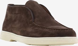 Santoni Wildleder-Dessertboots mit Gummisohle