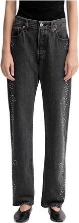 Levi's 501 90S - Dames - Regular Fit Jeans - Grijs - W26 L32 - Katoen - Jeans