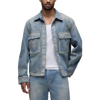 Hudson Denim Shirt Jacket in Tulum at Nordstrom, Size Xx-Large