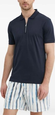 BOSS Bermuda a righe con coulisse - Bianco