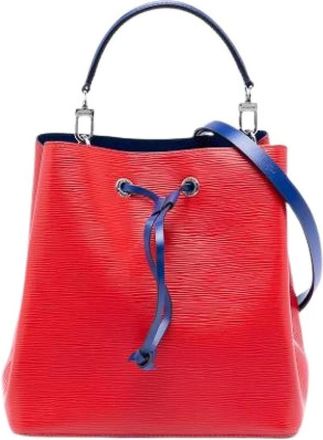 Louis Vuitton Pre-owned Bucket Bags, female, Red, Size: ONE SIZE Pre-owned NeoNoe