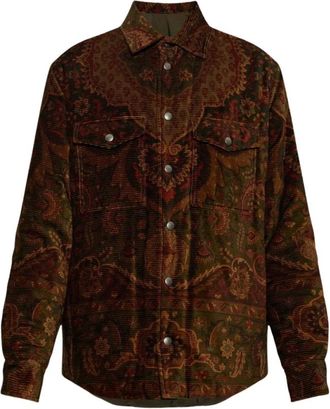 Etro Licht Jack - Heren - Zomerjassen - Bruin - L - Jassen