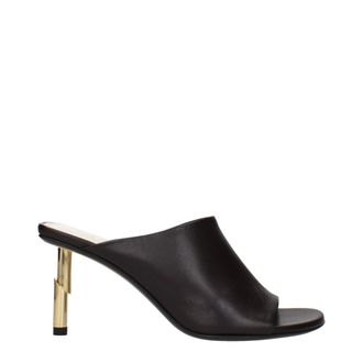 Lanvin Black Leather High Heel Womens Pumps